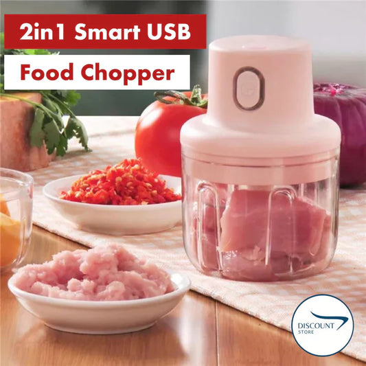 Rechargeable Electric Bowl Food Chopper (250ML)