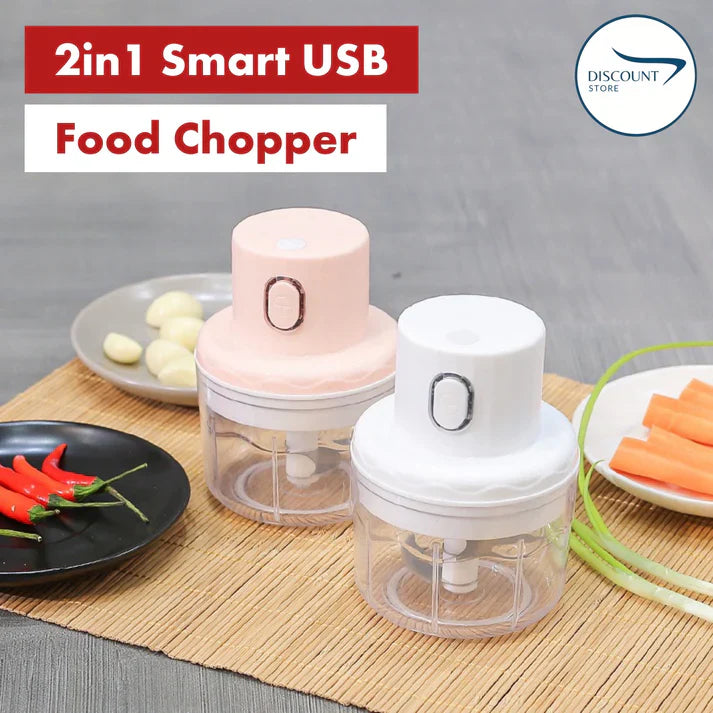 Rechargeable Electric Bowl Food Chopper (250ML)